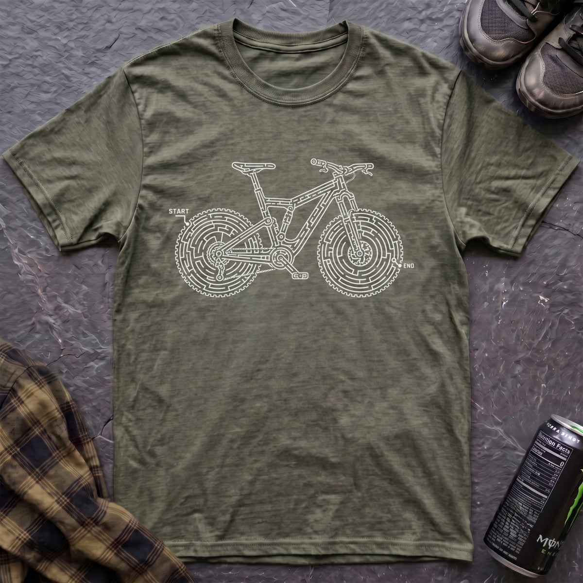 Bike Maze T-Shirt - AspenCrestOutdoors