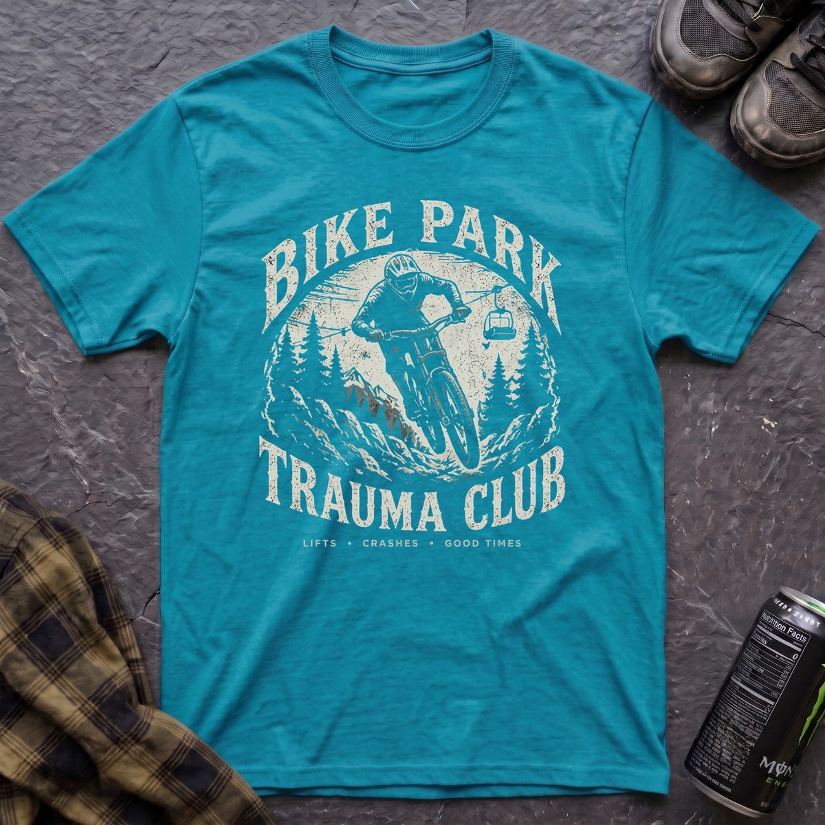 Bike Park Trauma Club T-Shirt - AspenCrestOutdoors