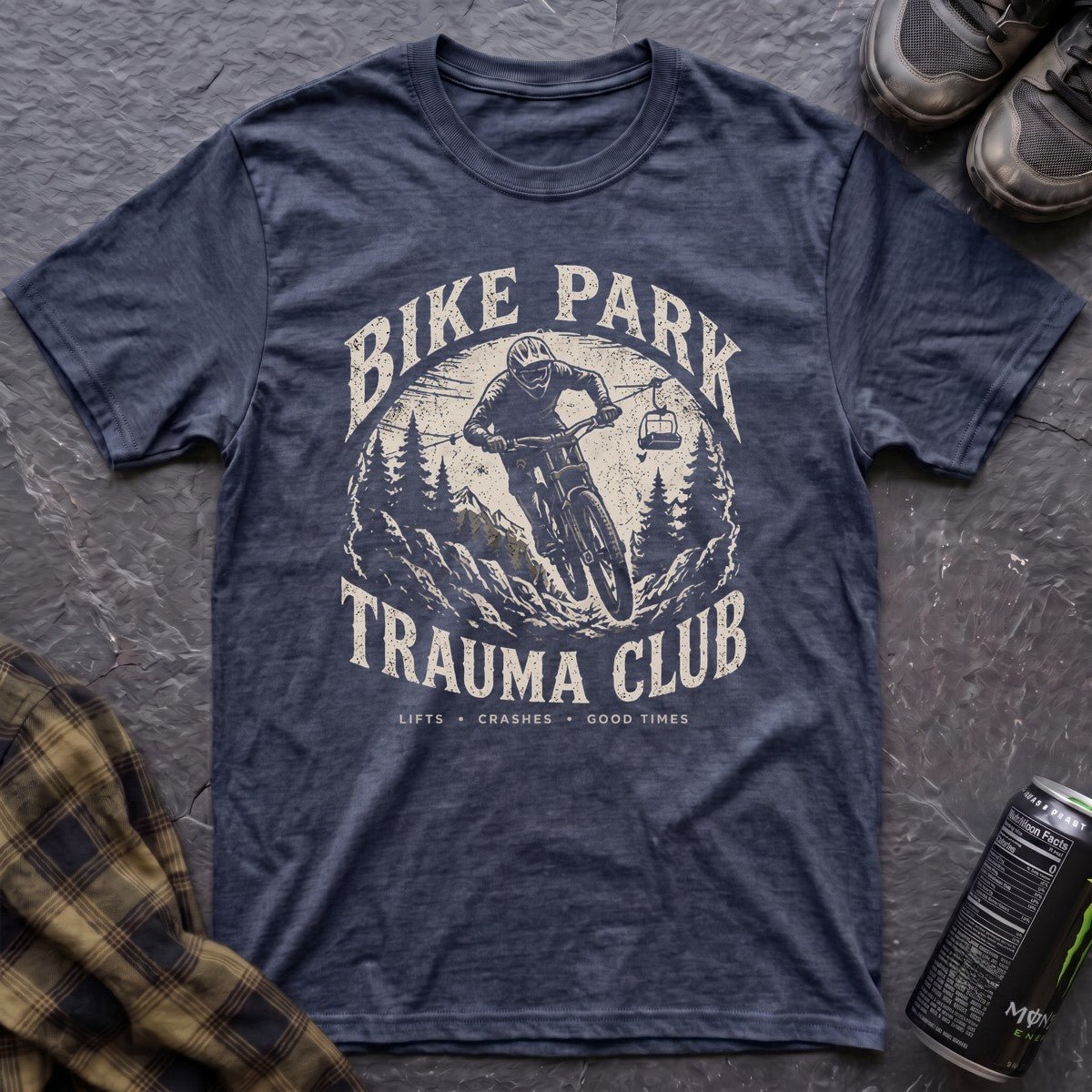 Bike Park Trauma Club T-Shirt - AspenCrestOutdoors