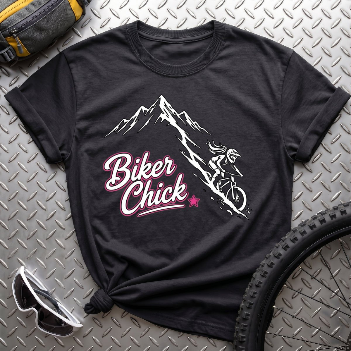 Biker Chick Women's T-Shirt - AspenCrestOutdoors