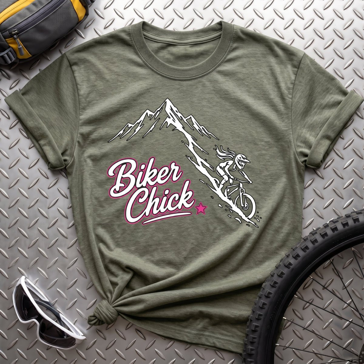 Biker Chick Women's T-Shirt - AspenCrestOutdoors