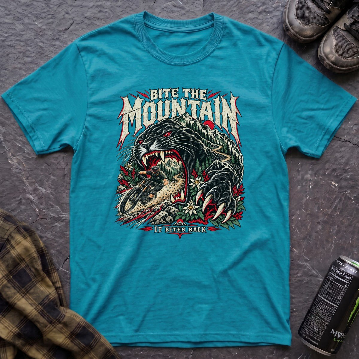 Bite The Mountain T-Shirt - AspenCrestOutdoors