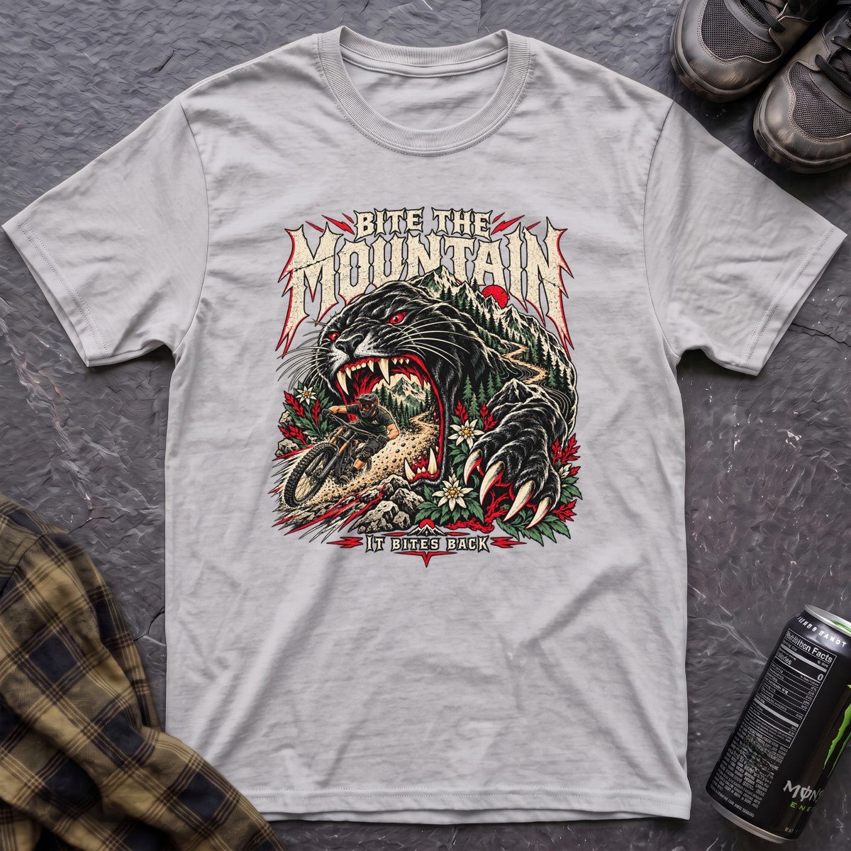 Bite The Mountain T-Shirt - AspenCrestOutdoors