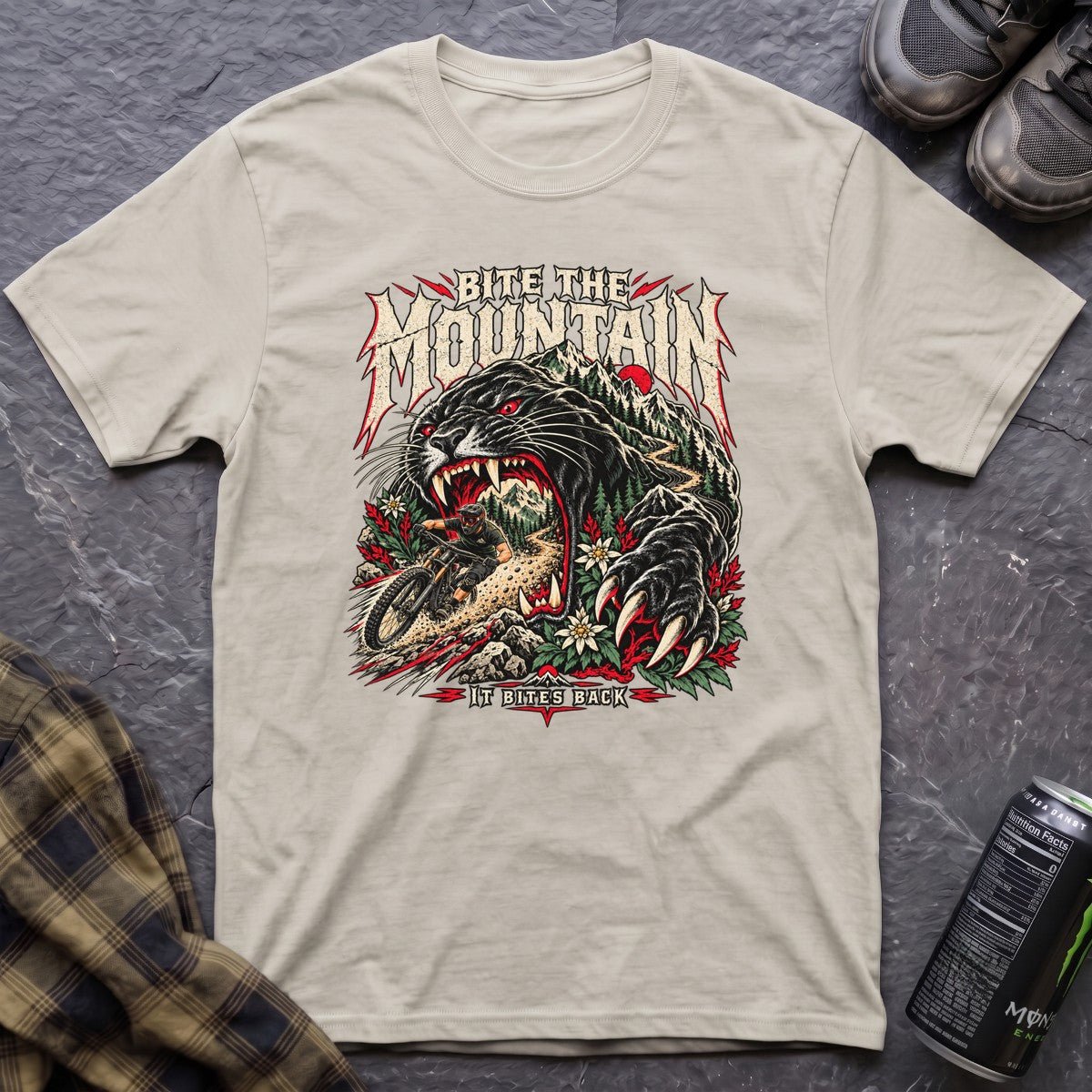 Bite The Mountain T-Shirt - AspenCrestOutdoors