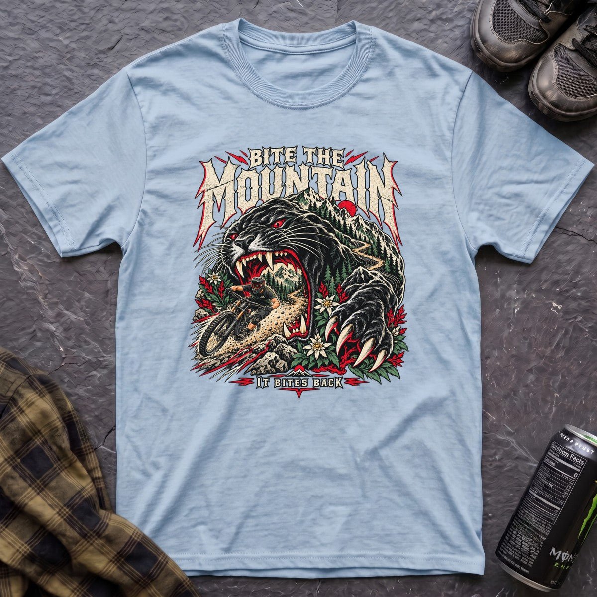 Bite The Mountain T-Shirt - AspenCrestOutdoors