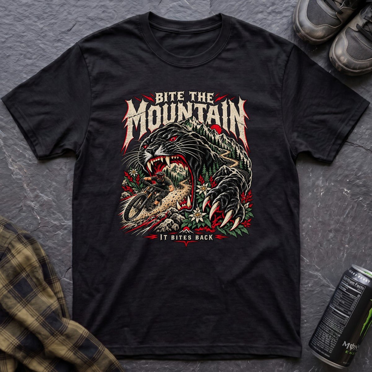 Bite The Mountain T-Shirt - AspenCrestOutdoors