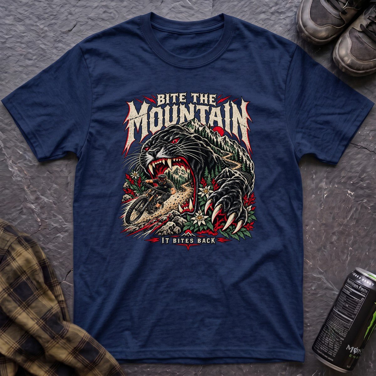 Bite The Mountain T-Shirt - AspenCrestOutdoors