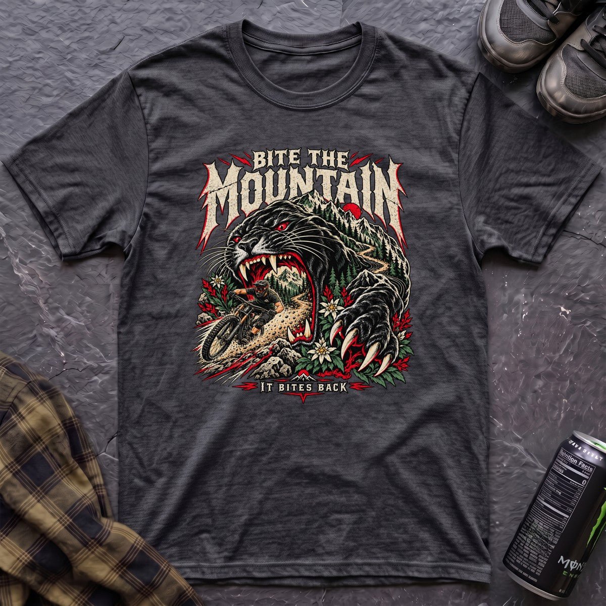 Bite The Mountain T-Shirt - AspenCrestOutdoors