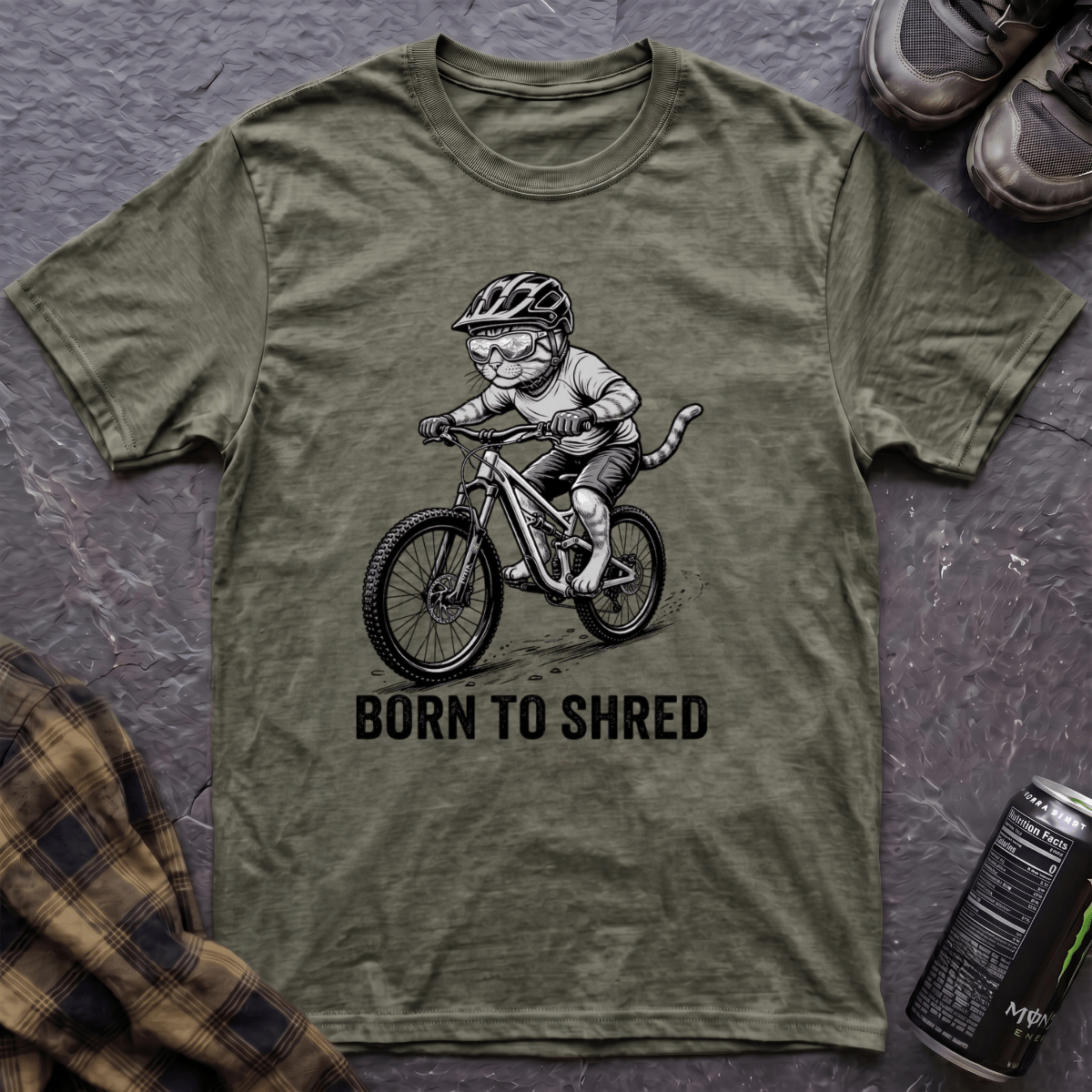 Born To Shred T-Shirt - AspenCrestOutdoors