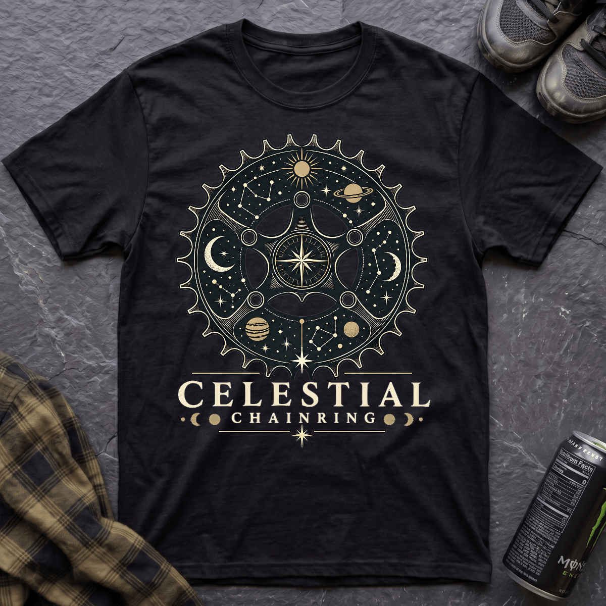 Celestial Chainring T-Shirt - AspenCrestOutdoors