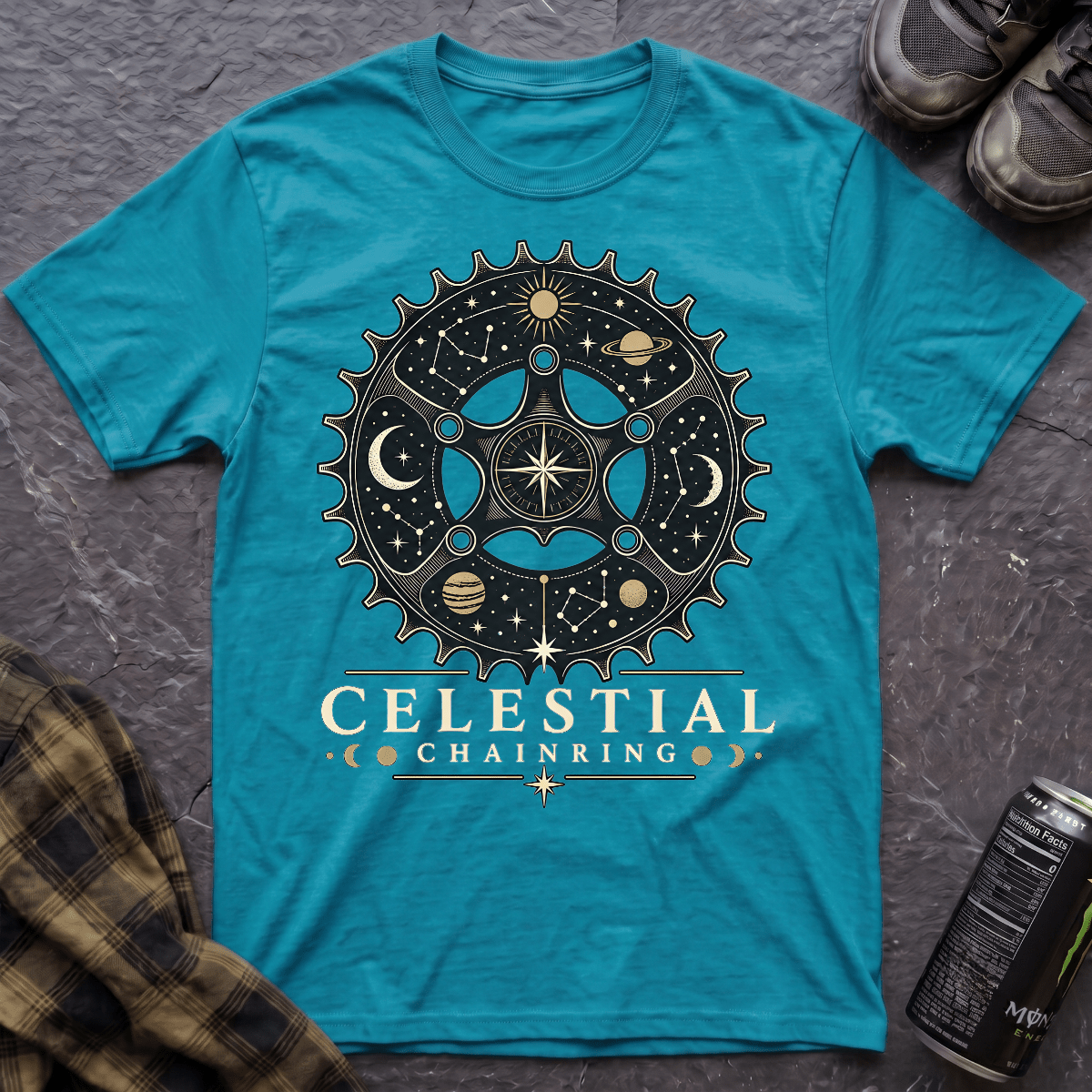 Celestial Chainring T-Shirt - AspenCrestOutdoors