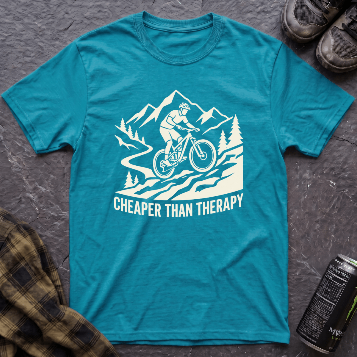 Cheaper Than Therapy T-Shirt - AspenCrestOutdoors