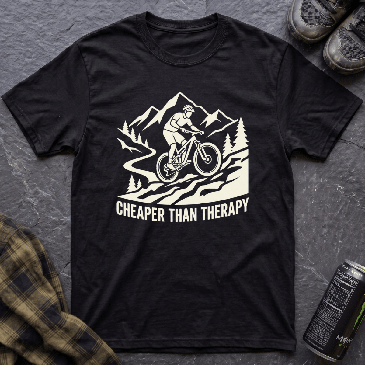 Cheaper Than Therapy T-Shirt - AspenCrestOutdoors