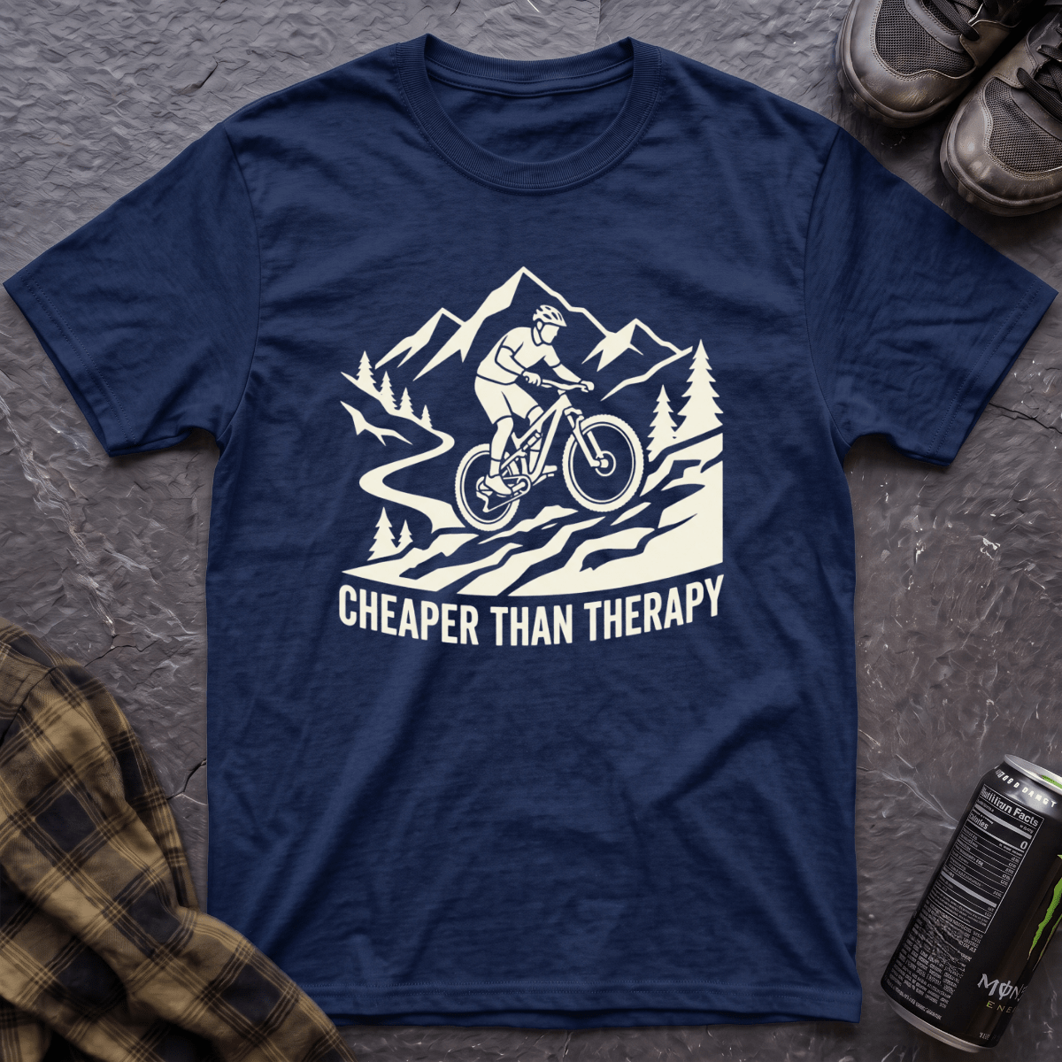 Cheaper Than Therapy T-Shirt - AspenCrestOutdoors