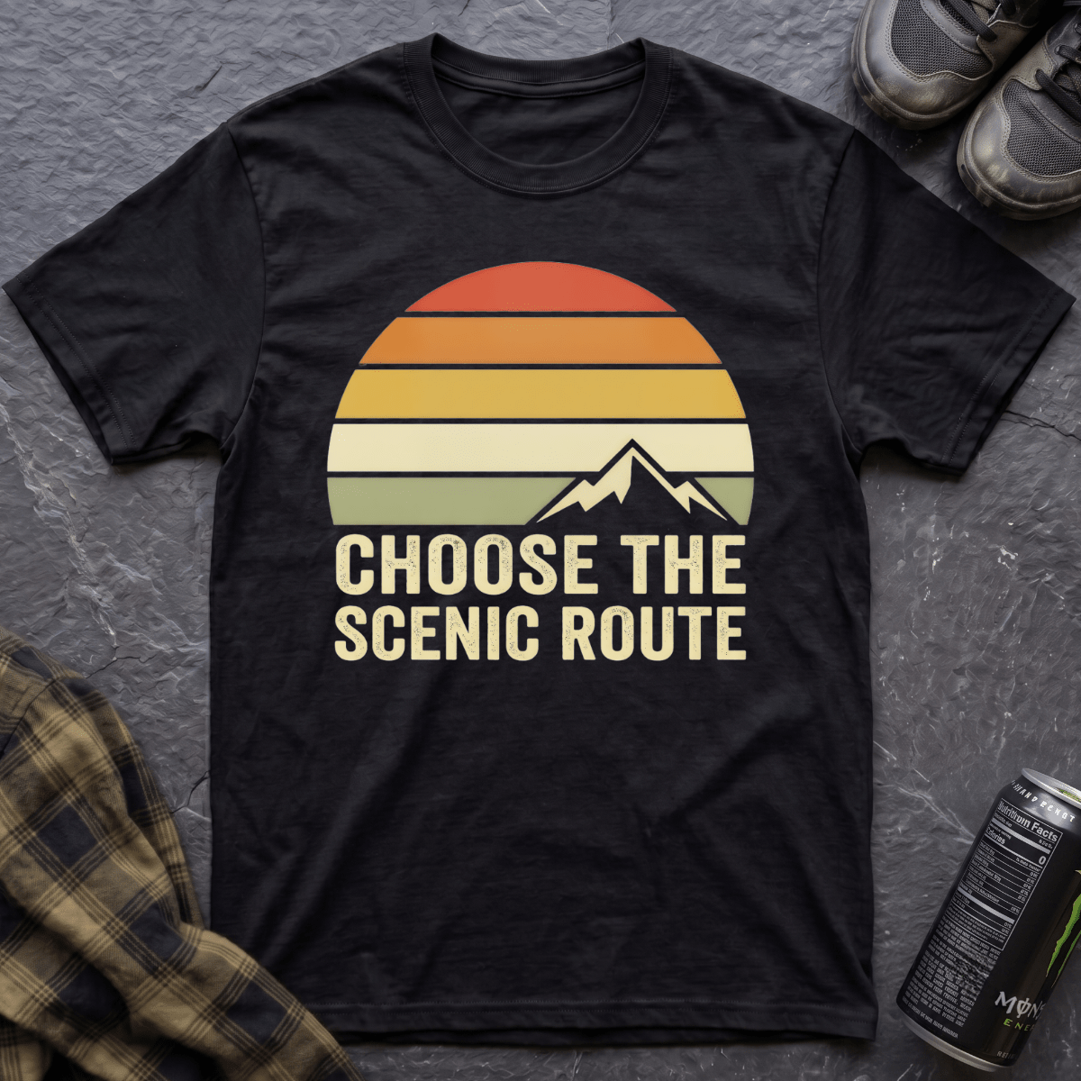 Choose The Scenic Route T-Shirt - AspenCrestOutdoors