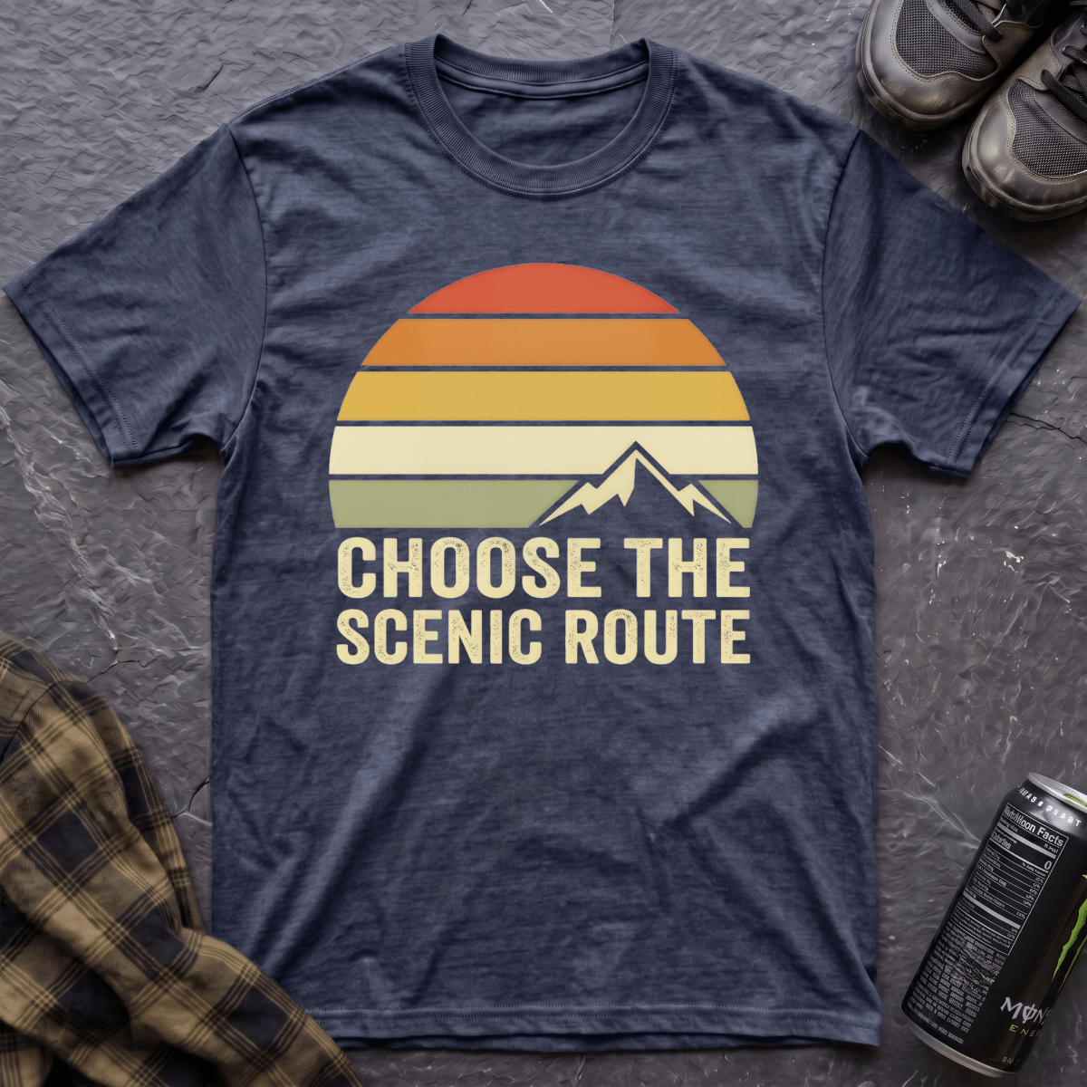 Choose The Scenic Route T-Shirt - AspenCrestOutdoors