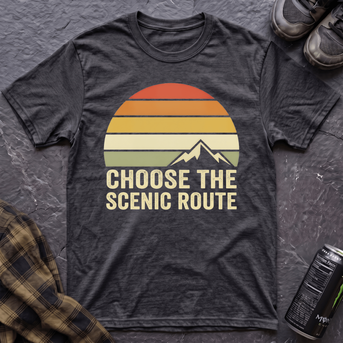 Choose The Scenic Route T-Shirt - AspenCrestOutdoors
