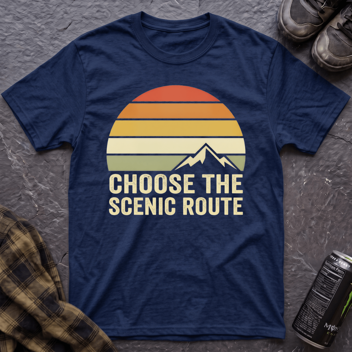 Choose The Scenic Route T-Shirt - AspenCrestOutdoors