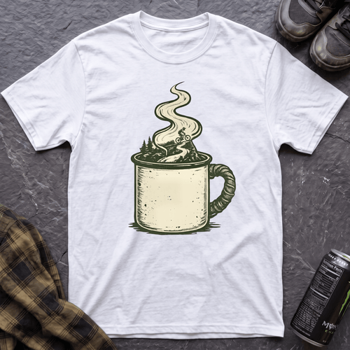 Coffee Cup T-Shirt - AspenCrestOutdoors