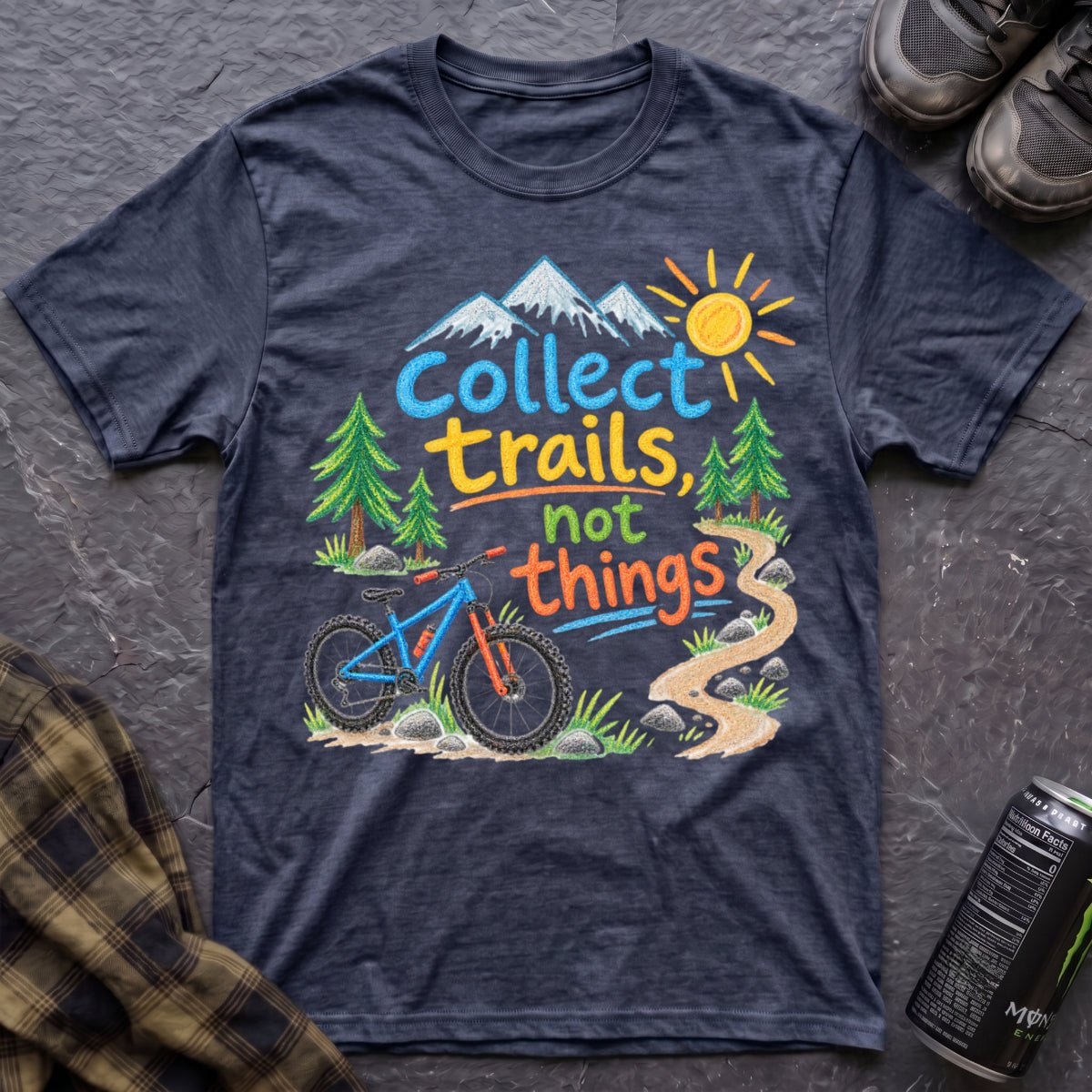 Collect Trails Not Things T-Shirt - AspenCrestOutdoors