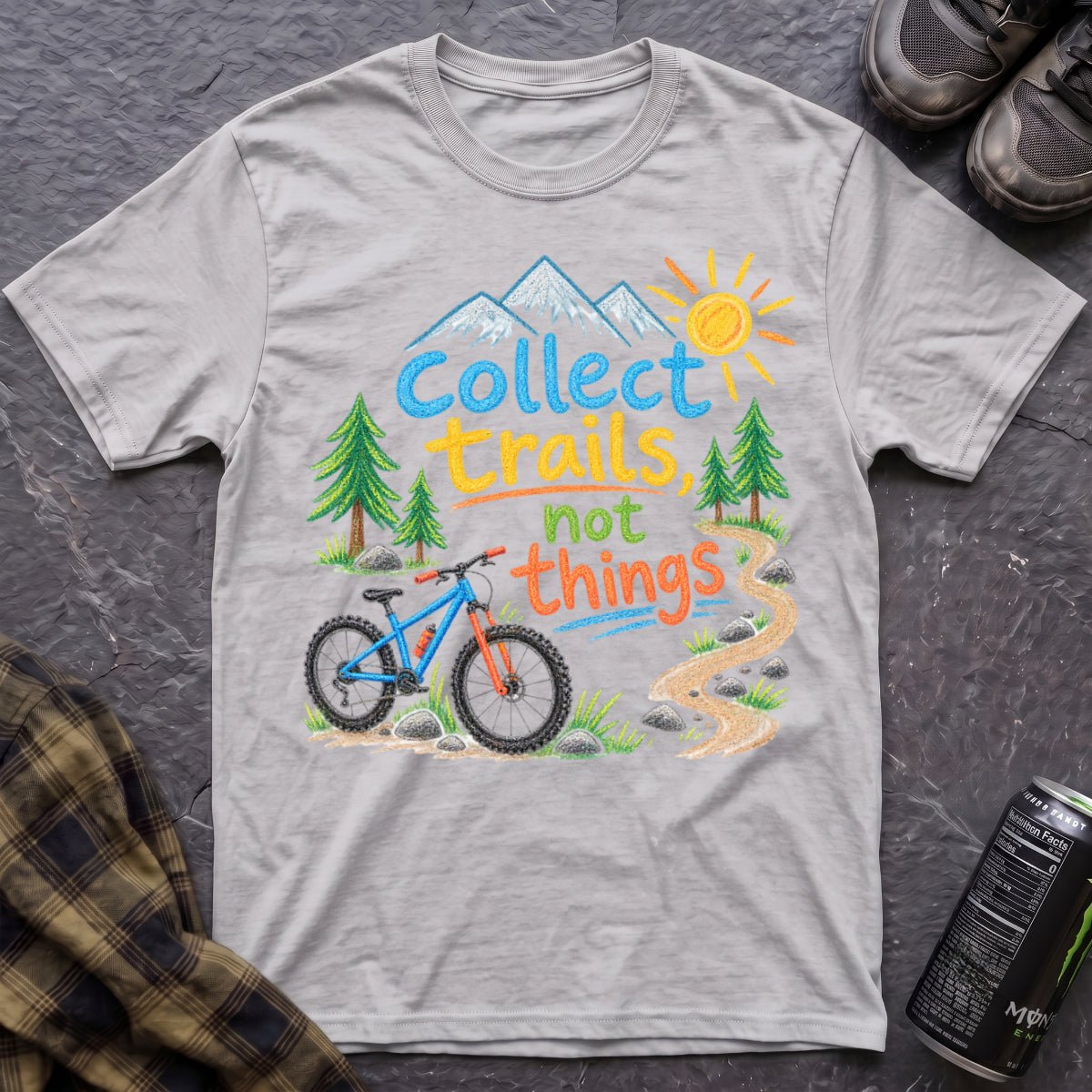 Collect Trails Not Things T-Shirt - AspenCrestOutdoors