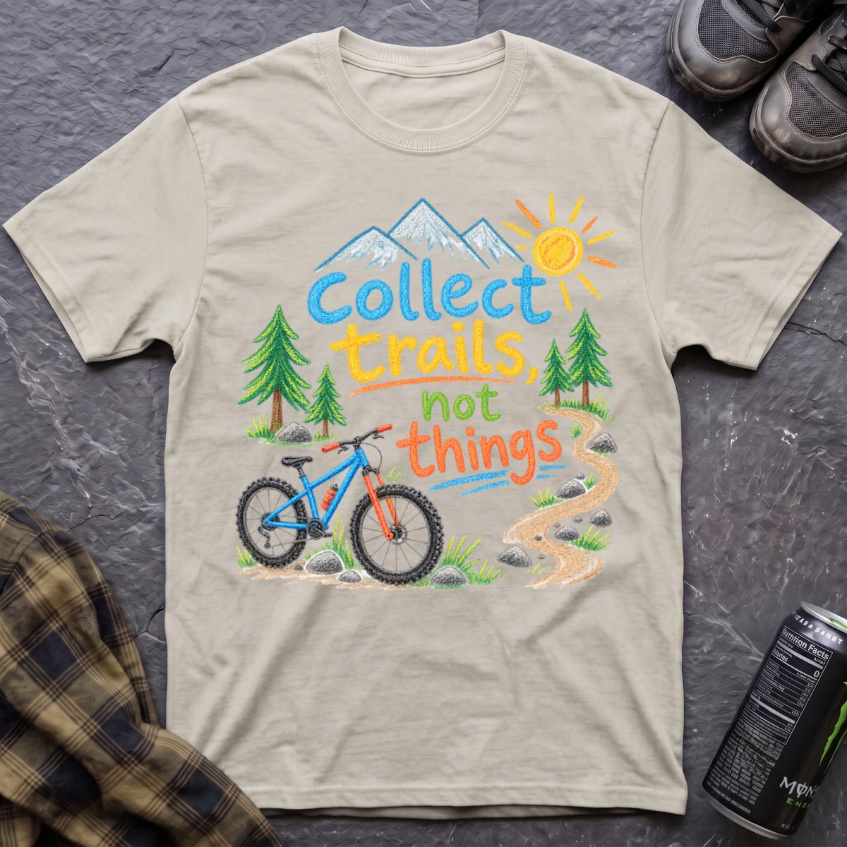 Collect Trails Not Things T-Shirt - AspenCrestOutdoors