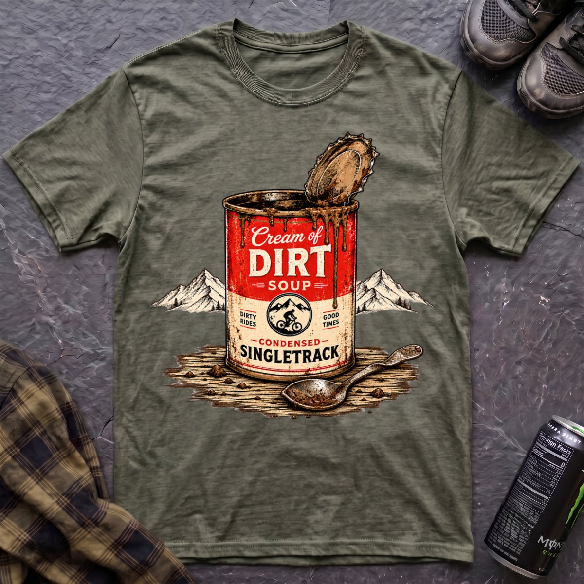 Cream of Dirt Soup T-Shirt - AspenCrestOutdoors