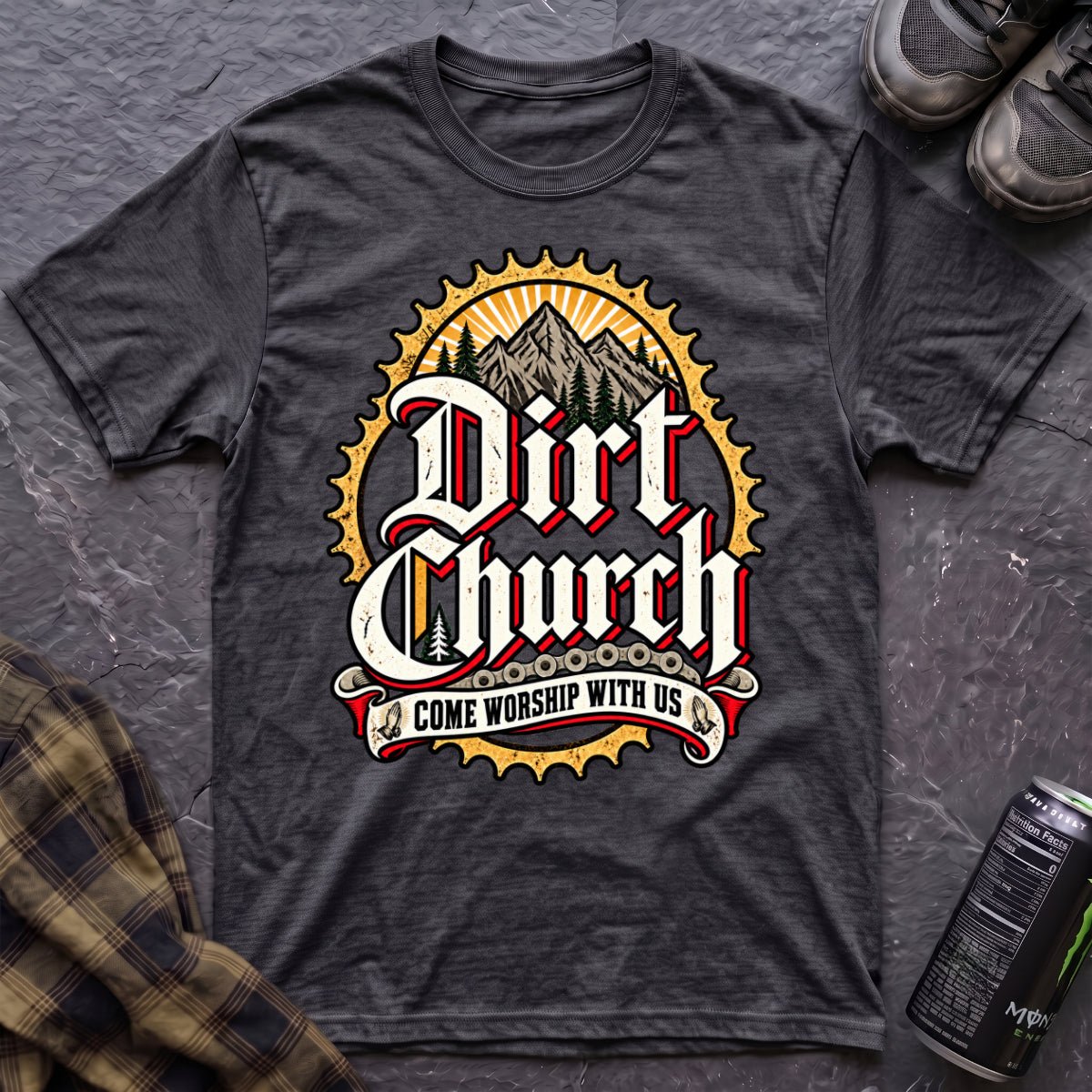 Dirt Church T-Shirt - AspenCrestOutdoors