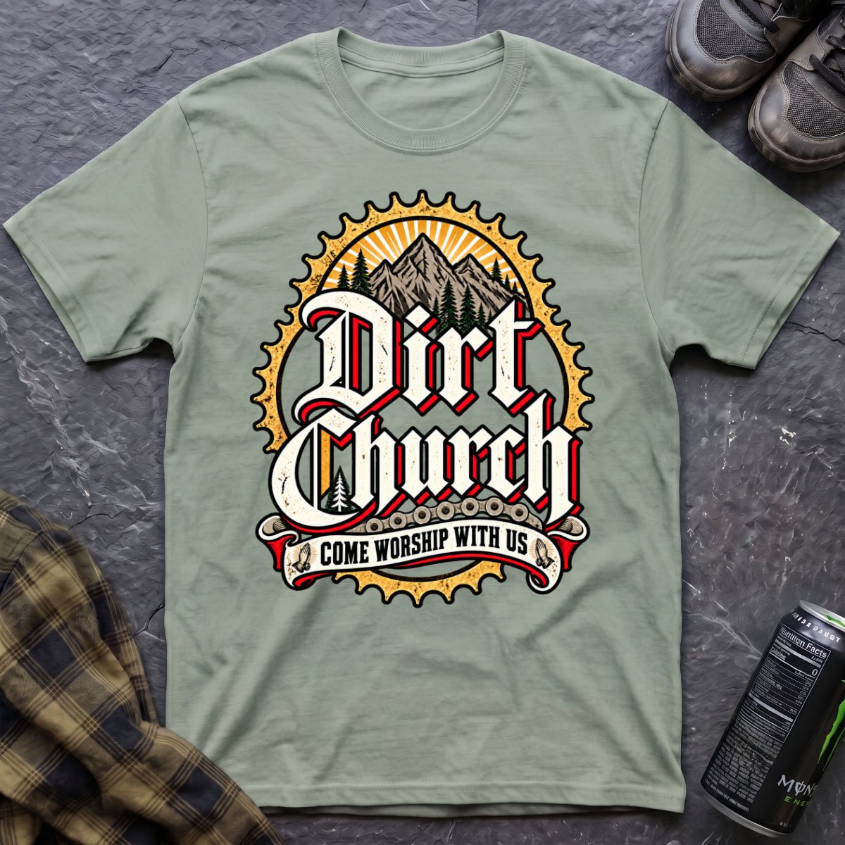 Dirt Church T-Shirt - AspenCrestOutdoors