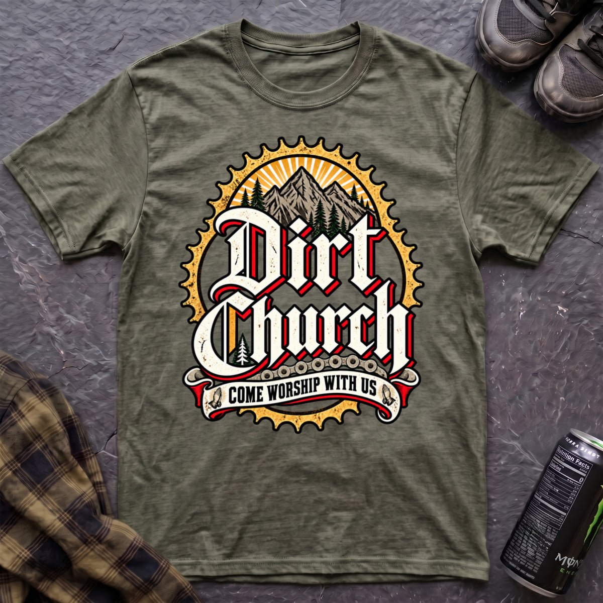 Dirt Church T-Shirt - AspenCrestOutdoors