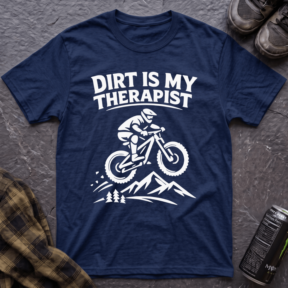 Dirt Is My Therapist T-Shirt - AspenCrestOutdoors