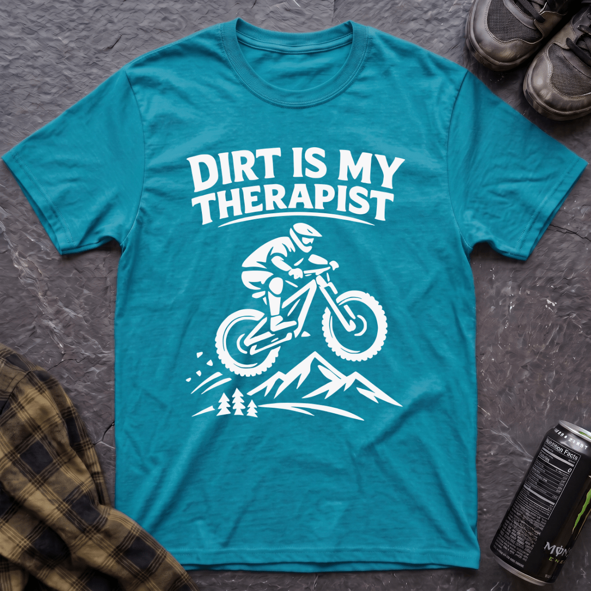 Dirt Is My Therapist T-Shirt - AspenCrestOutdoors