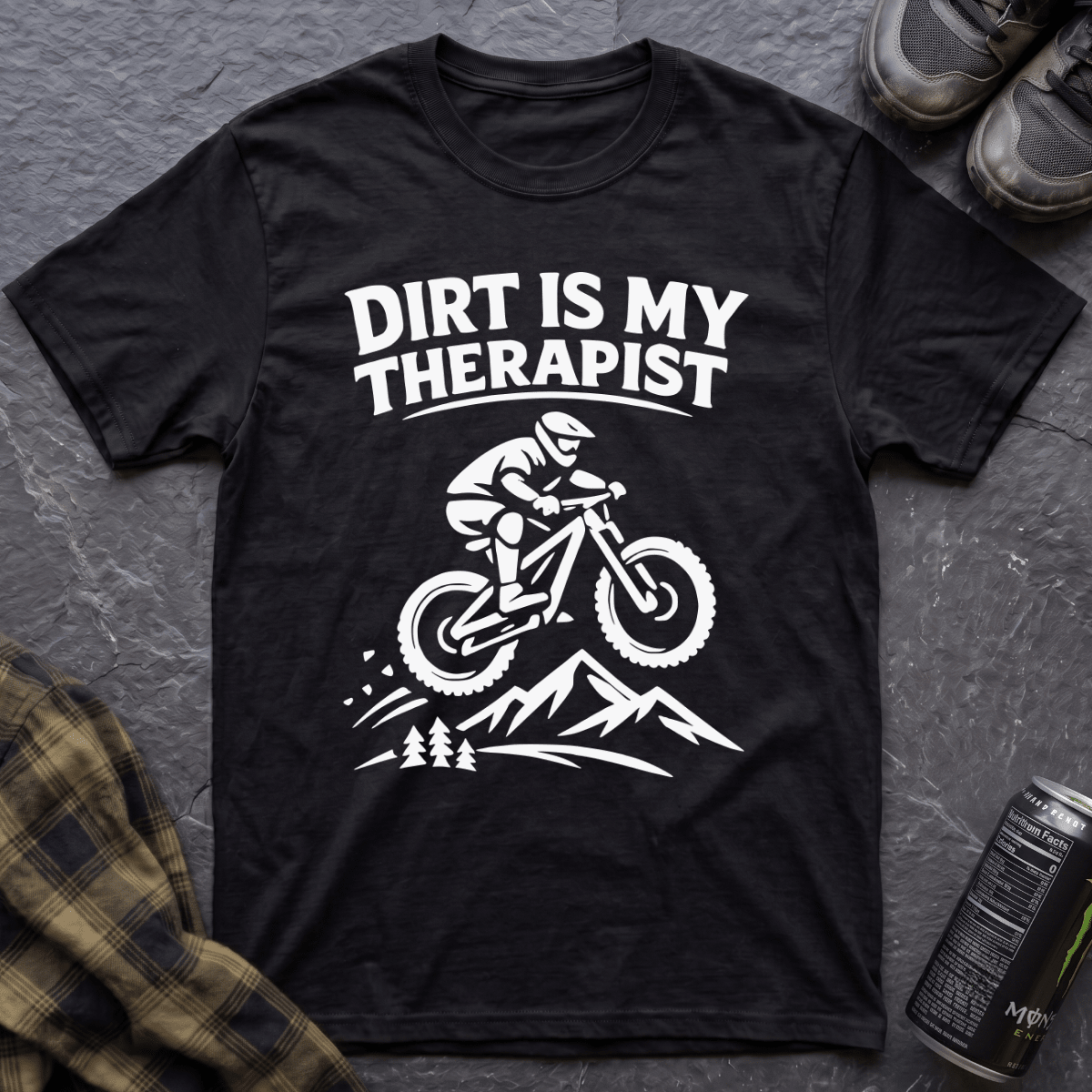 Dirt Is My Therapist T-Shirt - AspenCrestOutdoors