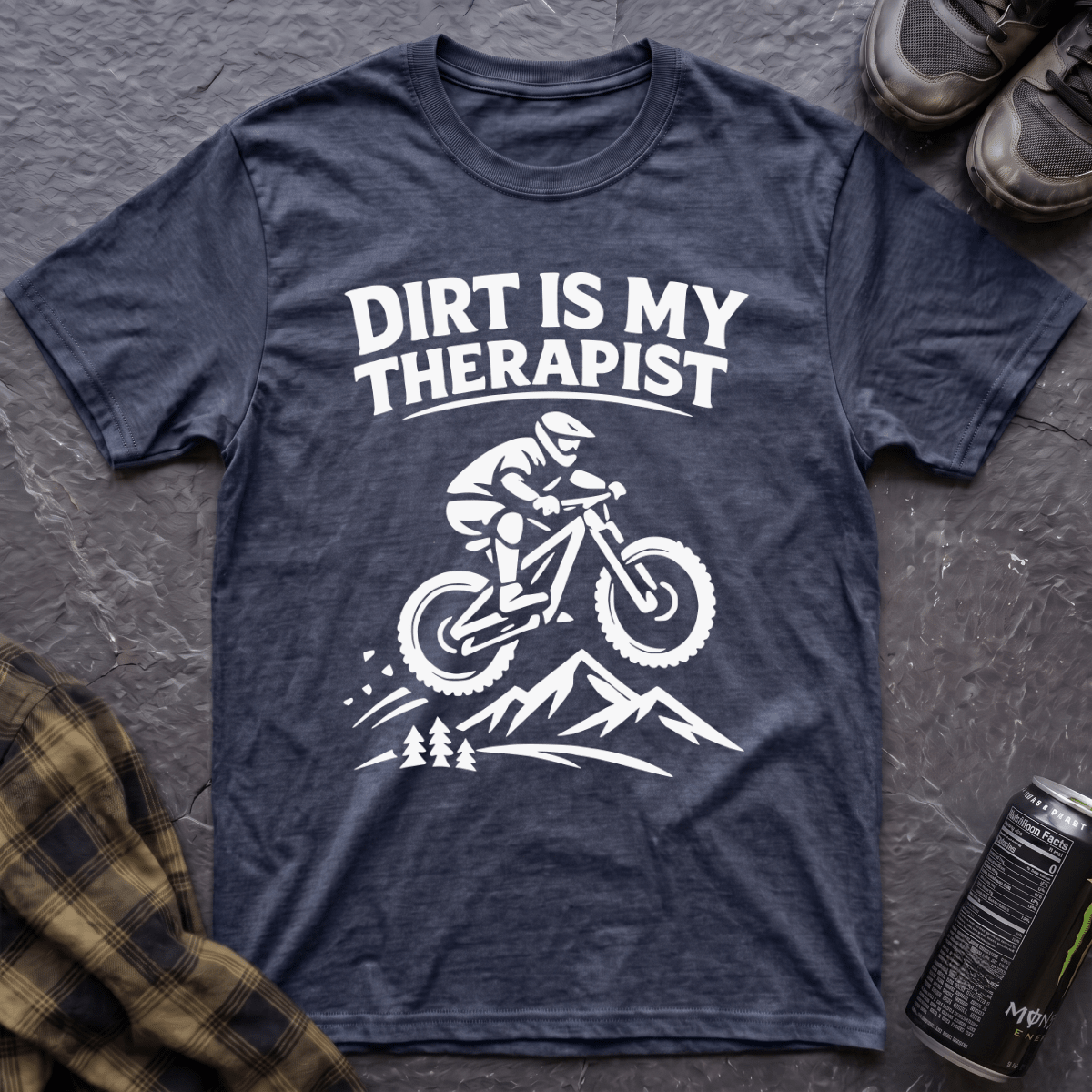 Dirt Is My Therapist T-Shirt - AspenCrestOutdoors