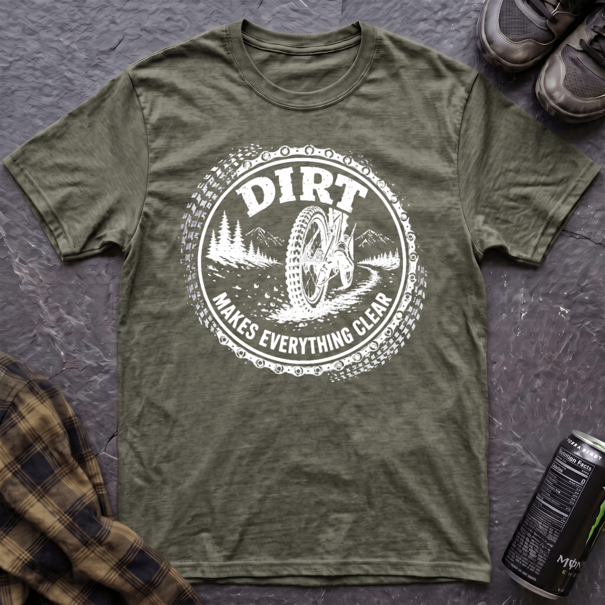 Dirt Makes Everything Clear T-Shirt - AspenCrestOutdoors