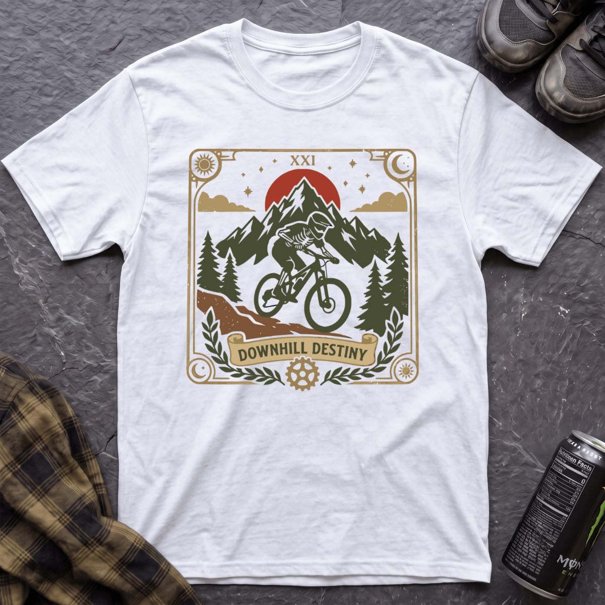 Downhill Destiny Men's T-Shirt - AspenCrestOutdoors