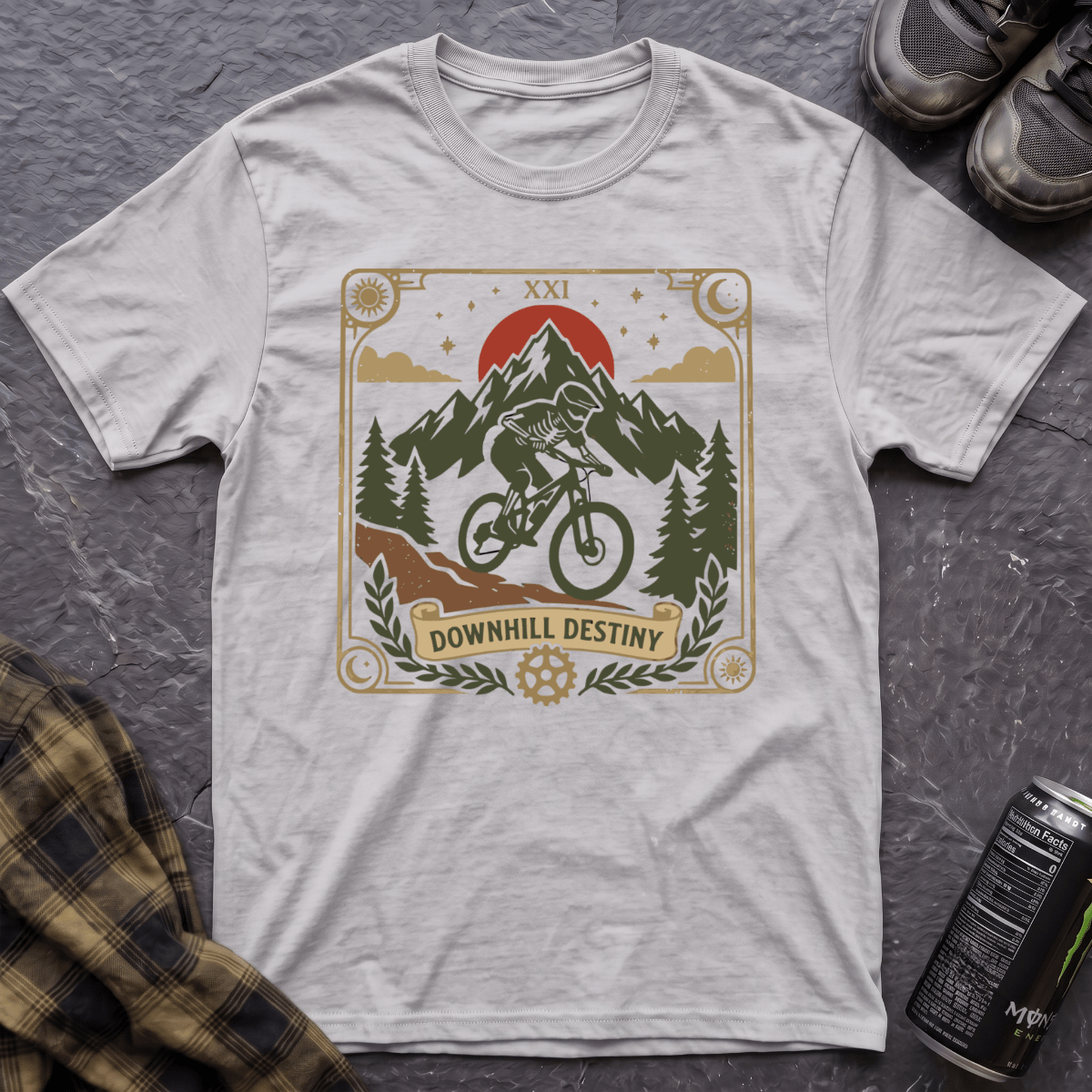 Downhill Destiny Men's T-Shirt - AspenCrestOutdoors