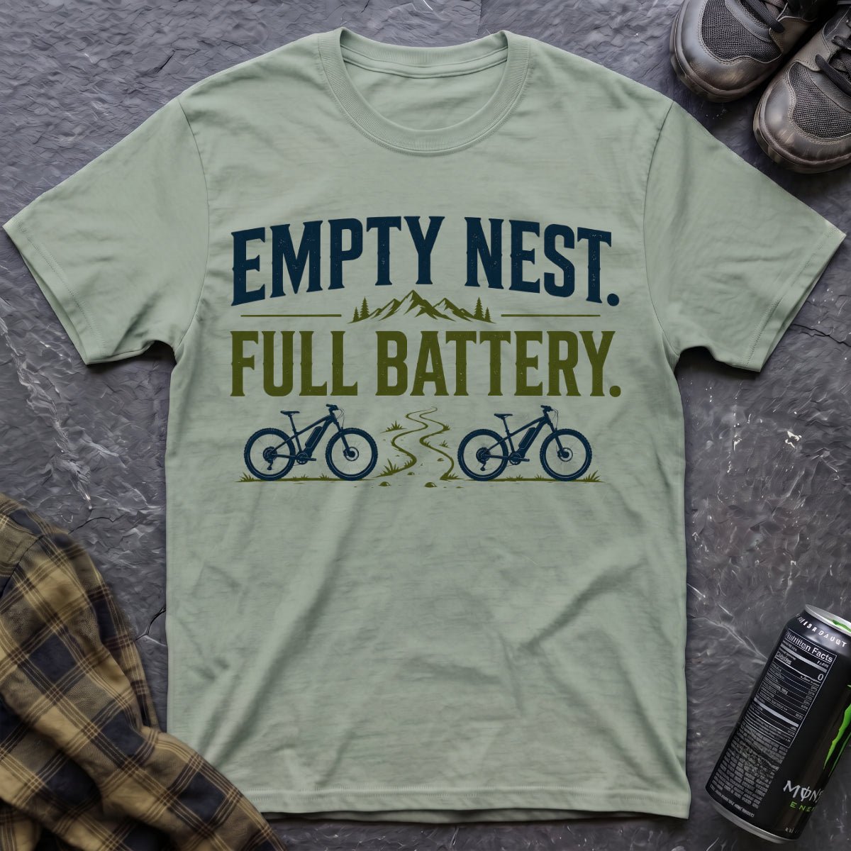 Empty Nest Full Battery T-Shirt - AspenCrestOutdoors
