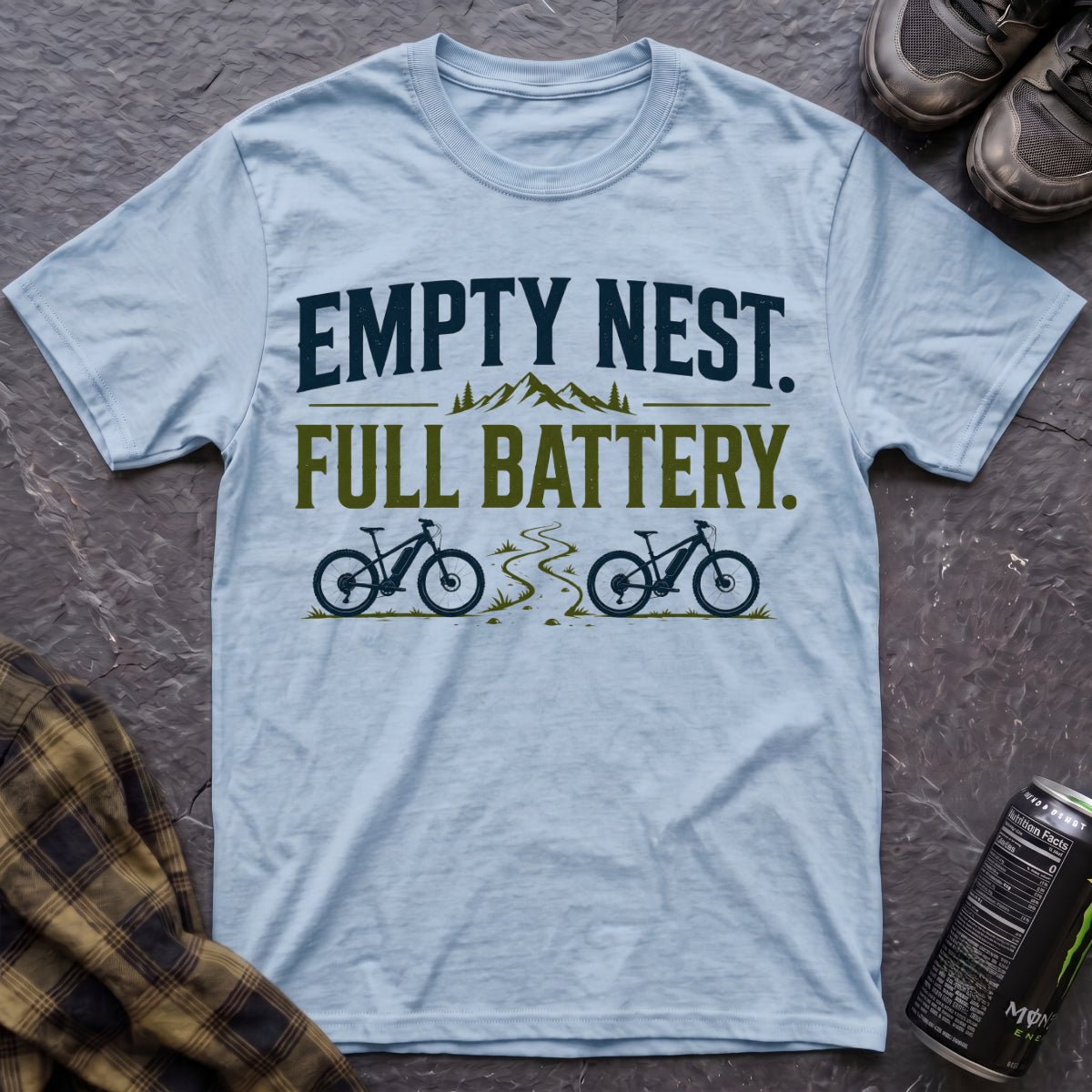 Empty Nest Full Battery T-Shirt - AspenCrestOutdoors