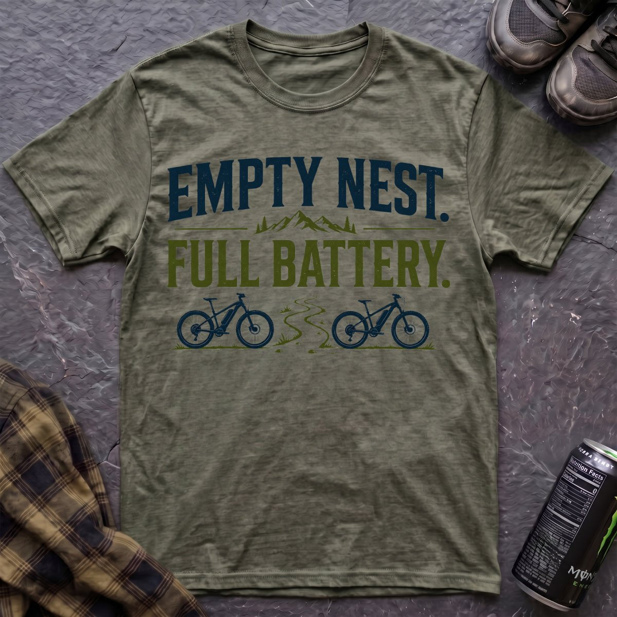 Empty Nest Full Battery T-Shirt - AspenCrestOutdoors
