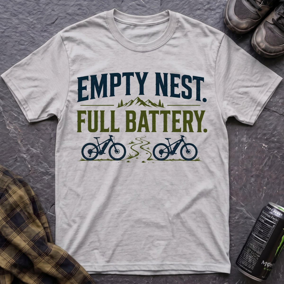 Empty Nest Full Battery T-Shirt - AspenCrestOutdoors