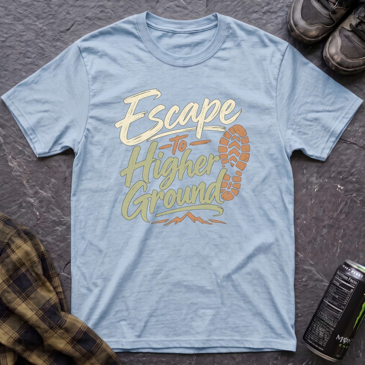 Escape to Higher Ground T-Shirt - AspenCrestOutdoors