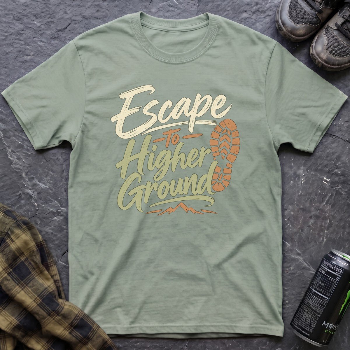 Escape to Higher Ground T-Shirt - AspenCrestOutdoors