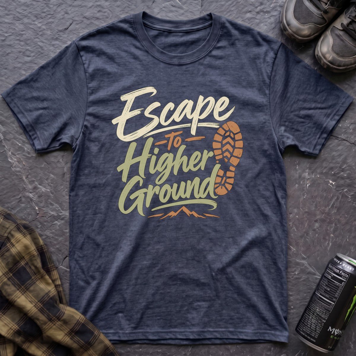 Escape to Higher Ground T-Shirt - AspenCrestOutdoors