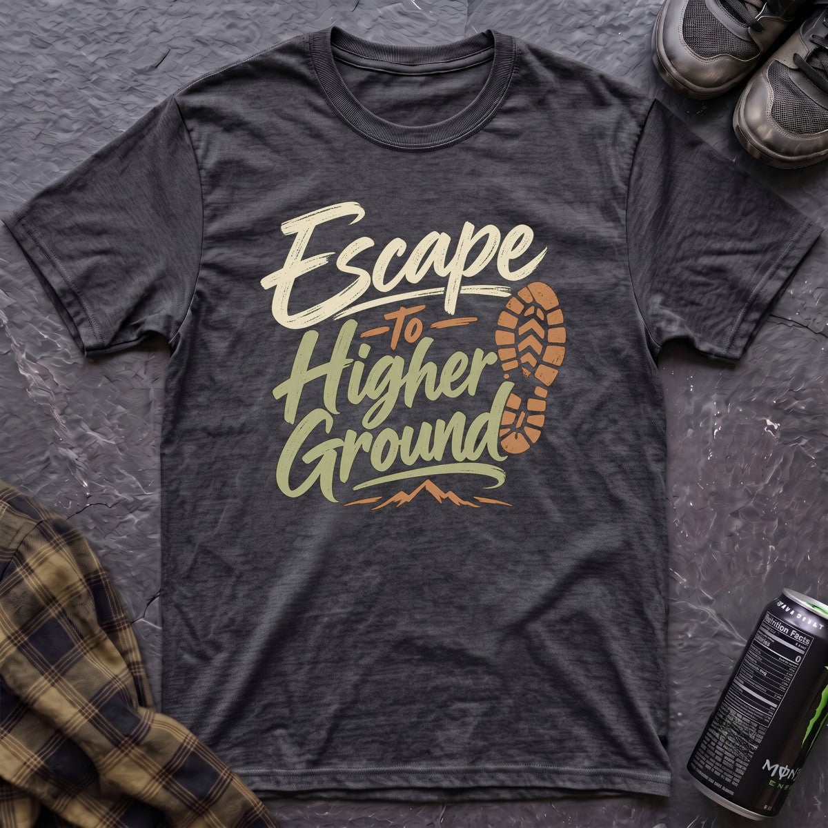 Escape to Higher Ground T-Shirt - AspenCrestOutdoors