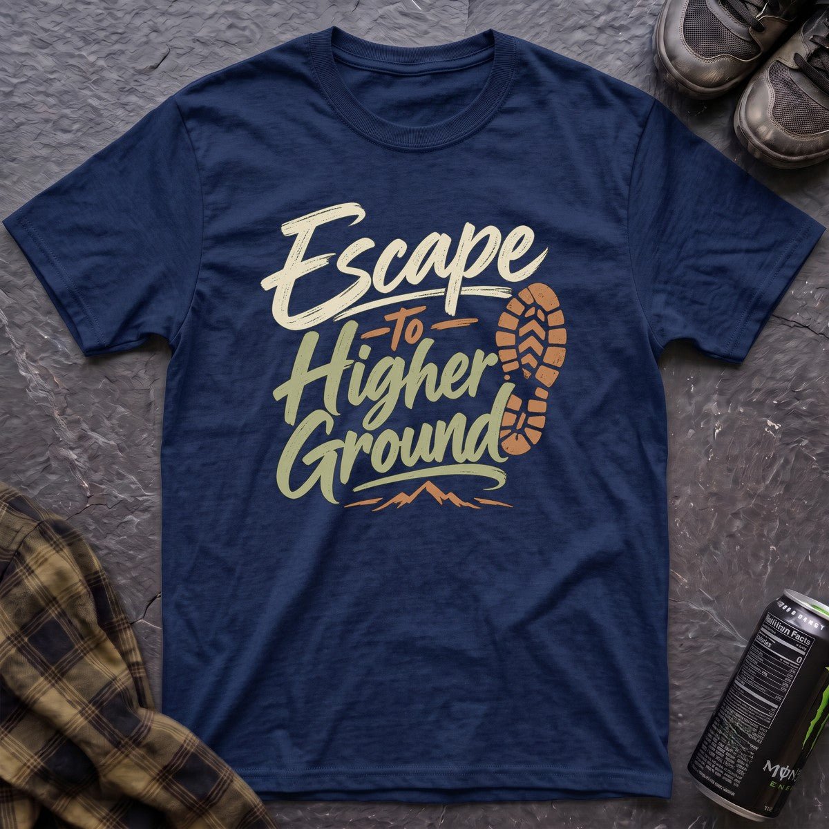 Escape to Higher Ground T-Shirt - AspenCrestOutdoors