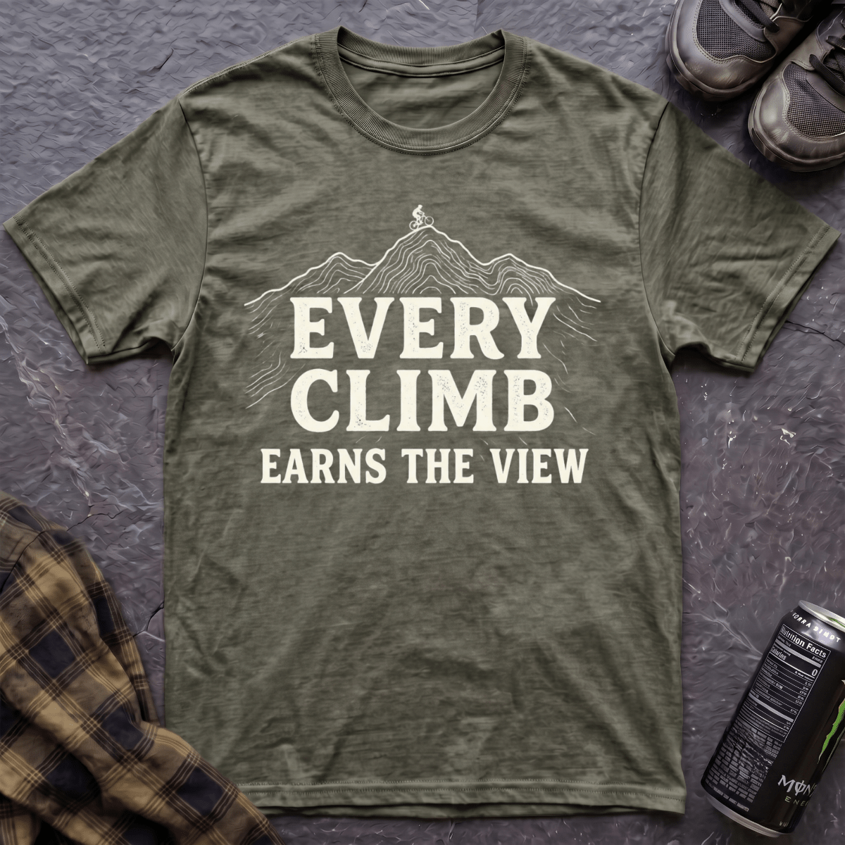 Every Climb Earns The View T-Shirt - AspenCrestOutdoors