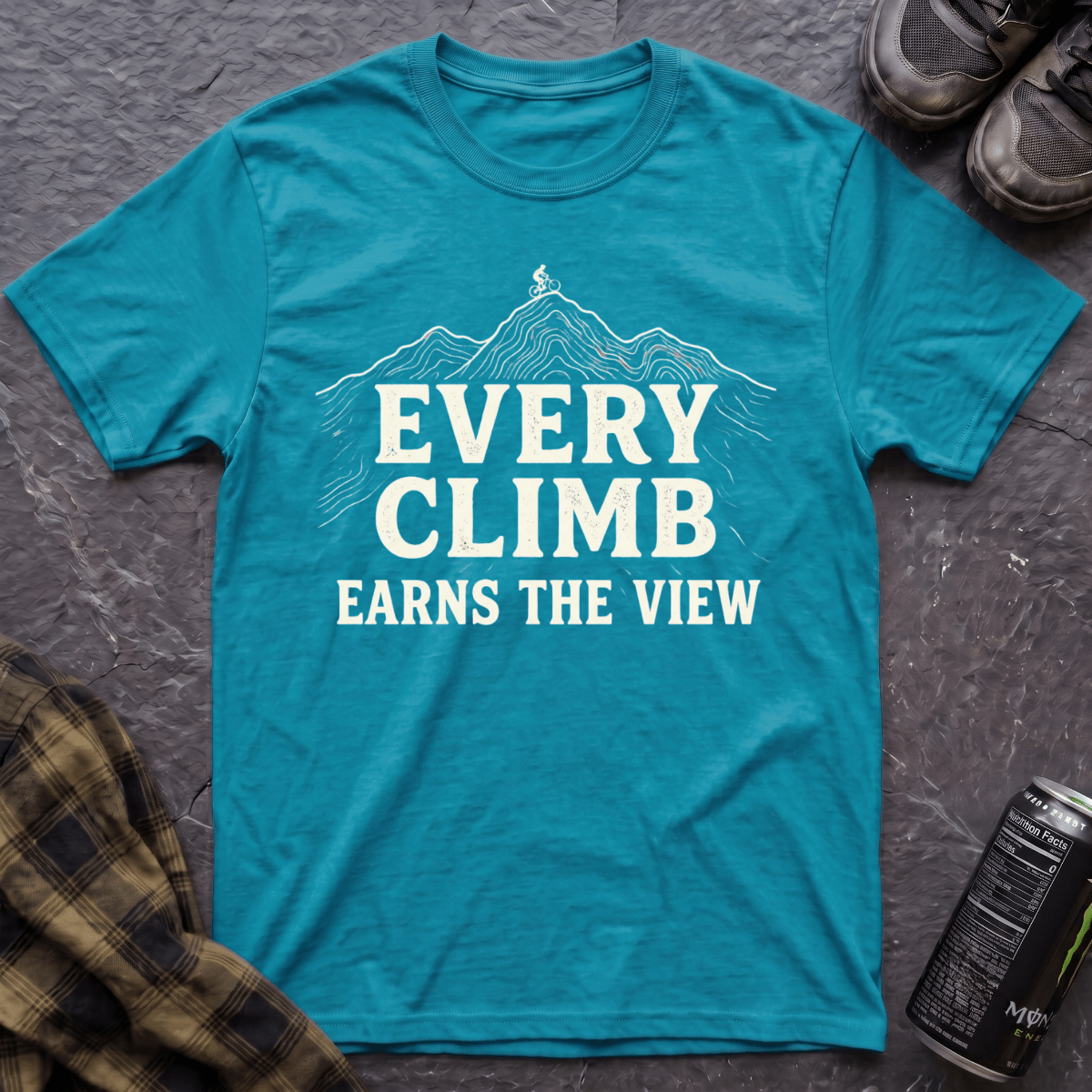 Every Climb Earns The View T-Shirt - AspenCrestOutdoors