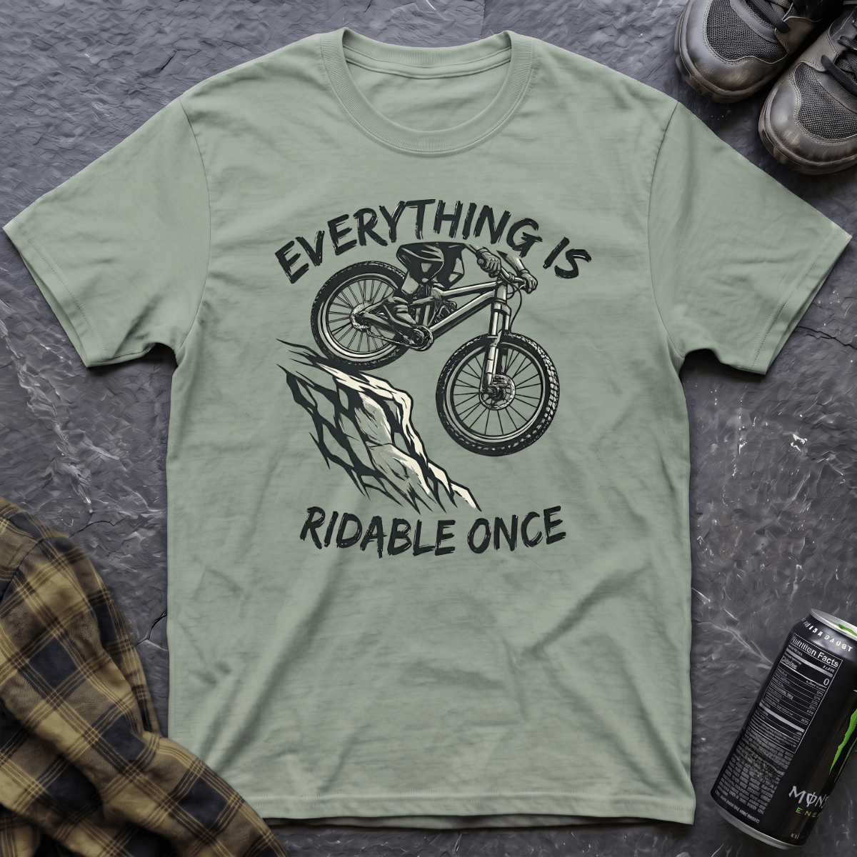 Everything Is Ridable Once T-Shirt - AspenCrestOutdoors