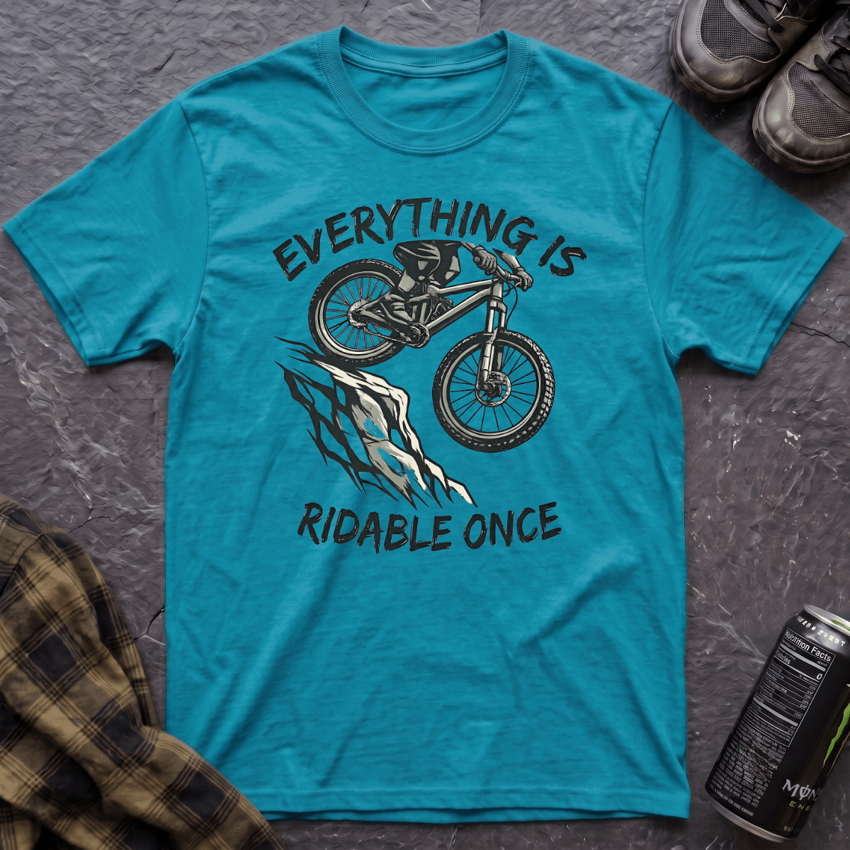 Everything Is Ridable Once T-Shirt - AspenCrestOutdoors